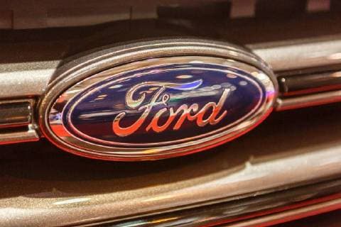 DEU Germany North Rhine Westphalia Food 01 12 2017 Essen Motor Show 2017 Ford Logo