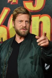 Henning BAUM Actor Gestik shows single image Angled single portrait Portrait Portrait Portrait World premiere BURG SCHRECKENSTEIN Red Carpet Red Carpet on 03 12 2017