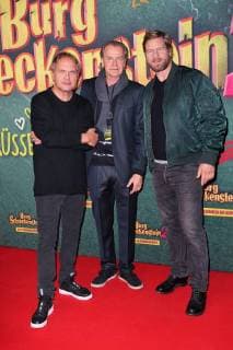 Uwe Ochsenknecht Ralf Huettner Director Henning Baum Film premiere of Burg Schreckenstein 2 at the Mathaeser Filmpalast in Muenchen on 03 12 2017