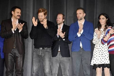 Alexander Beyer Henning Baum Martin Thaler and Jasmin Barbara Mairhofer at the premiere of the film Burg Schreckenstein 2 at the Mathäser Filmpalast Munich 03 12 2017 Foto:xP.xSchönbergerx xFuturexImage