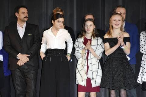 Alexander Beyer Nina Goceva Paula Donath and Mina Rueffer at the premiere of the movie Burg Schreckenstein 2 at the Mathäser Filmpalast Munich 03 12 2017 Foto:xP.xSchönbergerx xFuturexImage