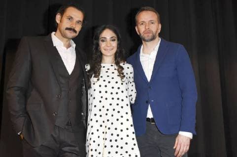 Alexander Beyer Jasmin Barbara Mairhofer and Martin Thaler at the premiere of the movie Burg Schreckenstein 2 at Mathäser Filmpalast Munich 03 12 2017 Foto:xP.xSchönbergerx xFuturexImage