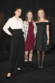 Nina Goceva Paula Donath and Mina Rueffer at the premiere of the movie Burg Schreckenstein 2 at the Mathäser Filmpalast Munich 03 12 2017 Foto:xP.xSchönbergerx xFuturexImage