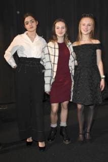 Nina Goceva Paula Donath and Mina Rueffer at the premiere of the movie Burg Schreckenstein 2 at the Mathäser Filmpalast Munich 03 12 2017 Foto:xP.xSchönbergerx xFuturexImage