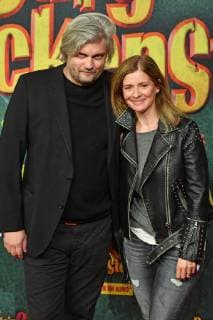 Sharon von Wietersheim Screenwriter with a colleague Frank Meiling World premiere BURG SCHRECKENSTEIN Red Carpet Red Carpet on 03 12 2017