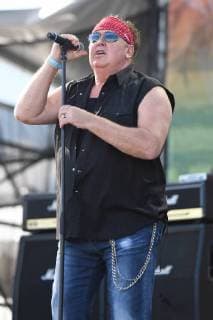 FORT LAUDERDALE BEACH, FL - DECEMBER 03: Mike Reno of Loverboy performs during The Riptide Music Festival on December 3, 2017 in Fort Lauderdale Beach Florida. Copyright: xmpi04x