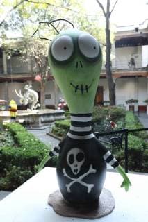 December 4, 2017 - EUM20171204ESP10.JPG.CIUDAD DE MEXICO ExhibitionExposicion-Tim Burton.- Recorrido por la exposicion El mundo de Tim Burton en el marco de su presentacion, antes de estar abierta al publico, el lunes 4 de diciembre de 2017 en el Museo Franz Mayer. Foto: Agencia EL UNIVERSALBerenice FregosoEVZ  - ZUMAu78_ 20171204_zaf_u78_023 Copyright: xElxUniversalx