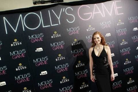 USA s actress Jessica Chastain during the Spanish premier of the film Molly s Game . December 04, 2017.  (2017120446)