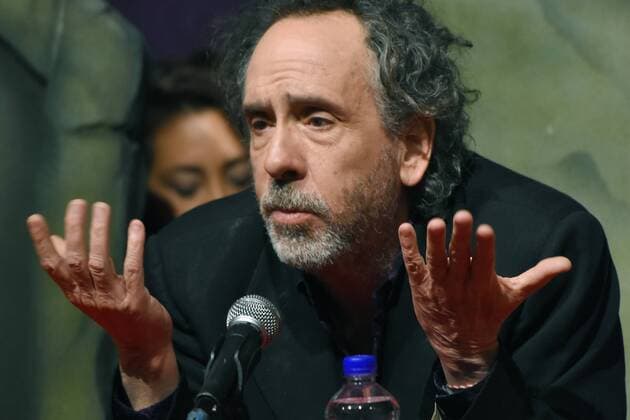 December 4, 2017 - Mexico City, Mexico, Mexico - Director Tim Burton is seen during a press conference as part of the activities of his visit to promote The World of Tim Burton Exhibition at Memory and Tolerance Museum on December 04, , 2017 in Mexico City, Mexico Mexico City Mexico  - ZUMAn230 20171204_zaa_n230_354 Copyright: xCarlosxTischlerx