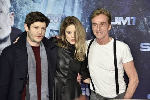 Ivan Rheon Zoe Grisedale and Andre M Hennicke at the premiere of the feature film S U M 1 at the CineStar Sony Center Berlin 04 12 2017 Foto:xN.xKubelkax xFuturexImage