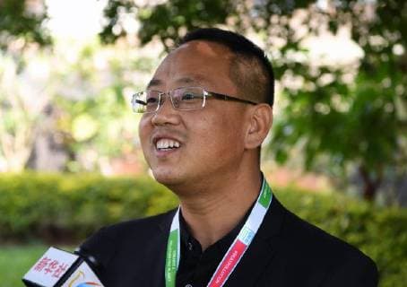 (171205) -- NAIROBI, Dec. 5, 2017 -- Representative Yu Shitao from the Saihanba Afforestation Community receives an interview with Xinhua in Nairobi, Kenya, Dec. 5, 2017. Saihanba Afforestation Community in north China s Hebei Province received the United Nations highest environmental honor, the Champions of the Earth award, during the UN Environment Assembly in Nairobi, for transforming degraded land into a lush paradise. ) (lrz) KENYA-NAIROBI-UN-AWARD-SAIHANBA ChenxCheng 