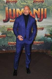 Dwayne Johnson, The Rock , attends Jumanji movie premiere at Le Grand Rex in Paris, France, on December 05, 2017. Photo by Favier E-PRESSPHOTO.COM Paris France  564599