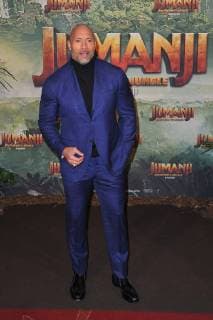 Dwayne Johnson, The Rock , attends Jumanji movie premiere at Le Grand Rex in Paris, France, on December 05, 2017. Photo by Favier E-PRESSPHOTO.COM Paris France  564599