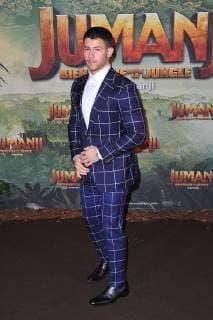 Nick Jonas attends Jumanji movie premiere at Le Grand Rex in Paris, France, on December 05, 2017. Photo by Favier E-PRESSPHOTO.COM Paris France  564599