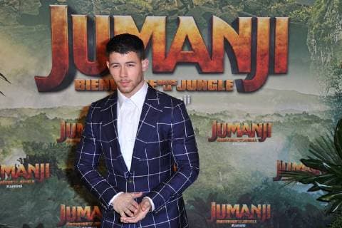 Nick Jonas attends Jumanji movie premiere at Le Grand Rex in Paris, France, on December 05, 2017. Photo by Favier E-PRESSPHOTO.COM Paris France  564599