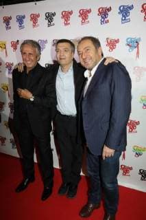 RICHARD ANCONINA THOMAS LANGMANN PATRICK TIMSIT NEWS: Avant premiere STARS 80, La suite - Paris - 05 12 2017 CleaCastel Panoramic 