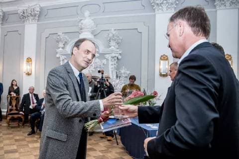 Tallinn 05.12.2017 Aadu Luukas Mission Award ceremony for the 2017. In the picture Hirvo Surva. FOTO:SANDER ILVEST POSTIMEES Tallinn HARJUMAA Estonia  Copyright: xSANDERxILVESTx