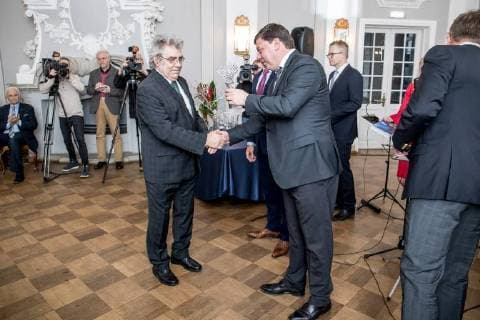 Tallinn 05.12.2017 Aadu Luukas Mission Award ceremony for the 2017. In the picture Uuno Vallner. FOTO:SANDER ILVEST POSTIMEES Tallinn HARJUMAA Estonia  Copyright: xSANDERxILVESTx