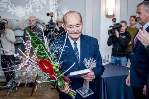 Tallinn 05.12.2017 Aadu Luukas Mission Award ceremony for the 2017. In the picture Vaino Väljas. FOTO:SANDER ILVEST POSTIMEES Tallinn HARJUMAA Estonia  Copyright: xSANDERxILVESTx