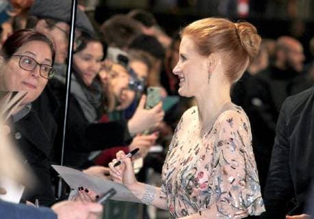 American actress Jessica Chastain attends the UK premiere of Molly s Game at Vue West End in London. DECEMBER 6th 2017  MESx172813