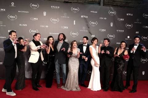 December 6, 2017 - EUM20171206ESP05.JPG.CIUDAD DE MEXICO CinemaCine-Premios Fenix.- Aspectos generales durante la alfombra roja del Premio Iberoamericano de Cine, Premios Fenix 2017 que se celebra en el Teatro de la Ciudad en la Ciudad de Mexico, 6 de diciembre de 2017. Foto: Agencia EL UNIVERSALAlejandro AcostaMAVC  - ZUMAu78_ 20171206_zaf_u78_087 Copyright: xElxUniversalx