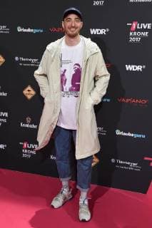1LIVE Krone 2017 on 07 12 2017 in the Jahrhunderthalle in Bochum The singer Casper xRx
