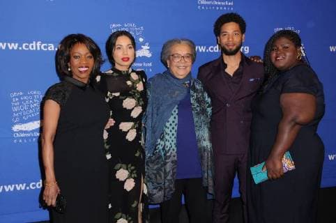December 7, 2017 - Beverly Hills, CA, U.S. - 07 December 2017 - Beverly Hills, California - Alfre Woodard, Jurnee Smollett-Bell, Marian Wirght Edleman, Jussie Smollett, Gabourey Sidibe. The Children s Defense Fund- California s 27th Annual Beat The Odds Awards held at Beverly Wilshire Hotel in Beverly Hills. Photo Credit: AdMedia Beverly Hills U.S. - ZUMAa123 20171207_zaa_a123_065 Copyright: xBirdiexThompsonx