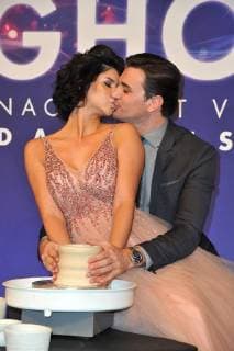 Micaela Schäfer and Felix Steiner at the Ghost The Musical Premiere on 7 12 2017 in Berlin Ghost The Musical Premiere on 7 12 2017 in Berlin