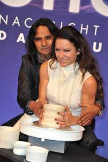 Christine Neubauer and Jose Campos at the Ghost The Musical Premiere on 7 12 2017 in Berlin Ghost The Musical Premiere on 7 12 2017 in Berlin
