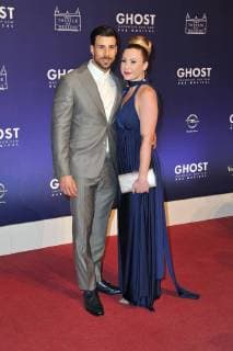 Leonard Freier and his girlfriend Caona at the Ghost The Musical Premiere on 7 12 2017 in Berlin Ghost The Musical Premiere on 7 12 2017 in Berlin