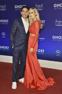 Eko Fresh and wife Sarah at the gala Premiere of Ghost The Musical at the Stage Theater of the West Berlin 07 12 2017 Foto:xN.xKubelkax xFuturexImage