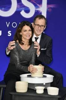 Gerit Kling with husband Wolfram Becker at the gala Premiere of Ghost The Musical at the Stage Theater of the West Berlin 07 12 2017 Foto:xN.xKubelkax xFuturexImage