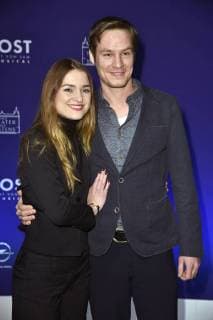Josephin Busch with Moritz von Lindequist at the gala Premiere of Ghost The Musical at the Stage Theater of the West Berlin 07 12 2017 Foto:xN.xKubelkax xFuturexImage