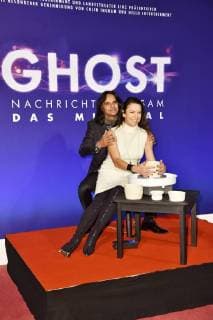 Christine Neubauer with friend Jose Campos at the gala Premiere of Ghost The Musical at the Stage Theater of the West Berlin 07 12 2017 Foto:xN.xKubelkax xFuturexImage