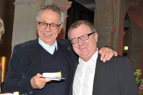 Dieter Kosslick Mike Downey 30 years European Film Award EFA Birthday Party at the Academy of Sciences in Berlin on 08 12 2017