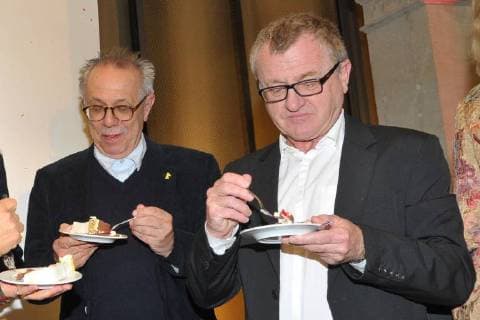 Dieter Kosslick Mike Downey 30 years European Film Award EFA Birthday Party at the Academy of Sciences in Berlin on 08 12 2017