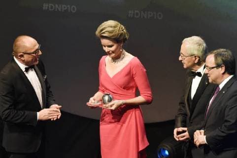 Queen Mathilde of Belgium Klaus Töpfer and Armin Laschet at the presentation of the 10 German Sustainability Award 2017 at the Maritim Hotel Düsseldorf 08 12 2017 Foto:xF.xKernx xFuturexImage