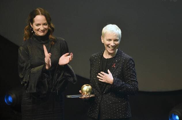 Natalia Wörner and Annie Lennox at the presentation of the 10 German Sustainability Award 2017 at the Maritim Hotel Düsseldorf 08 12 2017 Foto:xF.xKernx xFuturexImage