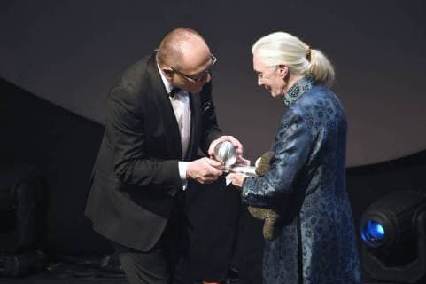 Jane Goodall at the presentation of the 10 German Sustainability Award 2017 at the Maritim Hotel Düsseldorf 08 12 2017 Foto:xF.xKernx xFuturexImage