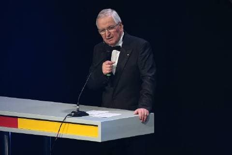 German Sustainability Award 2017 on 08 12 2017 at the Maritim Hotel in Düsseldorf Klaus Töpfer xRx