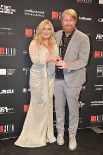 Dorota Kobiela Hugh Welchmann Best Animated Film Arriving at the Red Carpet 30 Years European Film Awards EFA at the Haus der Berliner Filmfestspiele on 09 12 2017