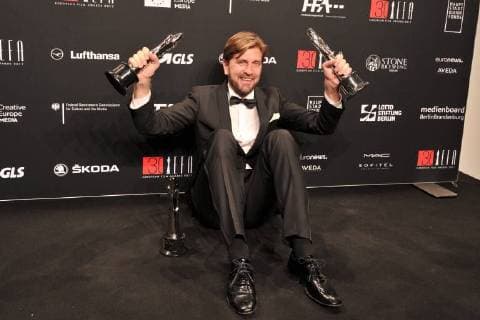 Ruben Oestlund Prize winner best film best comedy The arrival on the red carpet 30 years European Film Awards EFA at the Haus der Berliner Filmfestspiele on 09 12 2017