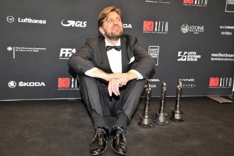 Ruben Oestlund Prize winner best film best comedy The arrival on the red carpet 30 years European Film Awards EFA at the Haus der Berliner Filmfestspiele on 09 12 2017