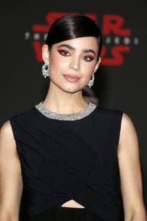 Sofia Carson at the Star Wars The Last Jedi movie premiere on 9 12 2017 in Los Angeles Star Wars The Last Jedi World Premiere in Los Angeles 2017