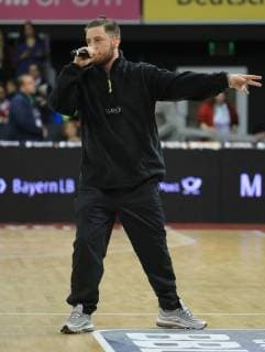 20171209 1 BBL FCB basketball vs giant Ludwigsburg Audi Dome Muenchen basketball sport in the picture singer Bausa