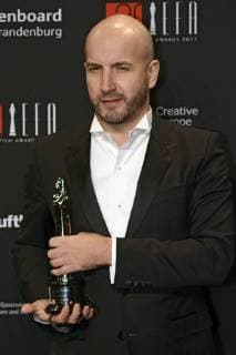 Evgueni Galperine awarded the prize for Best Music in Nelyubov Loveless at the 30th European Film Awards 2017 at the Haus der Berliner Festspiele Berlin 09 12 2017 Foto:xC.xNiehausx xFuturexImage