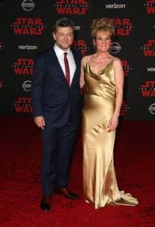 LOS ANGELES, CA - DECEMBER 9: Andy Serkis, Lorraine Ashbourne, at Premiere Of Disney Pictures And Lucasfilm s Star Wars: The Last Jedi at Shrine Auditorium in Los Angeles, California on December 9, 2017. Copyright: xFayexSadoux