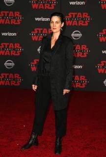 LOS ANGELES, CA - DECEMBER 9: Carrie-Anne Moss, at Premiere Of Disney Pictures And Lucasfilm s Star Wars: The Last Jedi at Shrine Auditorium in Los Angeles, California on December 9, 2017. Copyright: xFayexSadoux