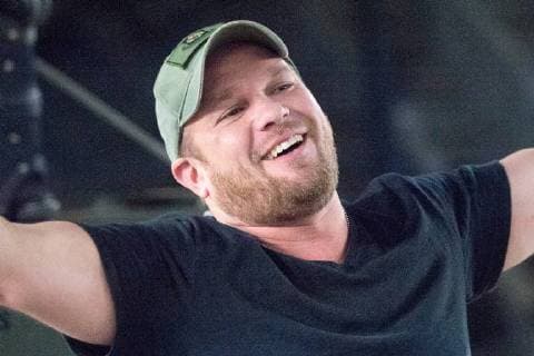 December 23, 2016 - In flight - Country music songwriter Kyle Jacobs jokes around on the plane en route to the Middle East to meet with U.S. soldiers for the CJCS USO Holiday Tour December 23, 2016. In flight - ZUMAp138 20161223_zaa_p138_054 Copyright: xPo2xDominiquexA.xPineirox