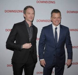 NEW YORK, NY - December 11: Neil Patrick Harris , Matt Damon attends the Downsizing New York screening at AMC Lincoln Square Theater on December 11, 2017 in New York City. Copyright: xJohnxPalmerx